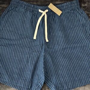 NWT J.Crew Dock Short in Indigo Stripe: Size Medium